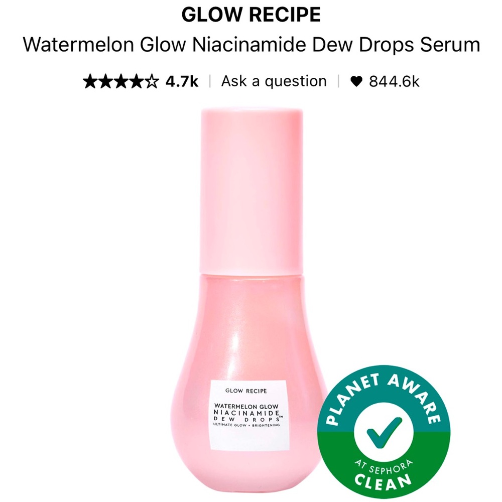 NWT - Glow Recipe Niacinamide Dew Drops